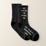 Groomsmen / Proposition Best Man Chaussettes Noire<br><div class="desc">ROMANTIQUE VERT EUCALYPTUS SAGE GARDEN THEMED FAIRE-PART DE MARIAGE.CONTACTEZ-NOUS POUR D'AUTRES DESDIGNES.</div>