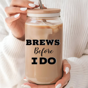 Groomsmen Proposition de verre, Brew avant que je 
