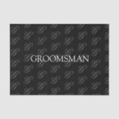 Groomsmen Swagbag Tissuepapier (Voorkant)