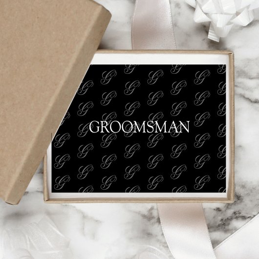 Groomsmen Swagbag Tissuepapier