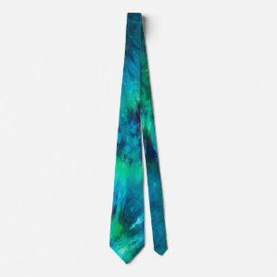 Groomsmen Wedding Stropdas met Tie Dye Pattern