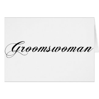 Groomsvrouw