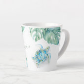 Groomswoman Cadeau Aquarelle Tortue de mer Mug (Angle droit)