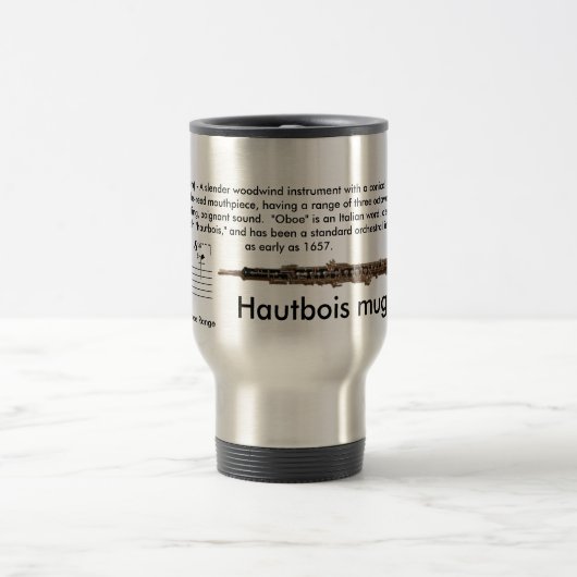 Groot (15 oz.) Mok voor reizen met deksel (Center)