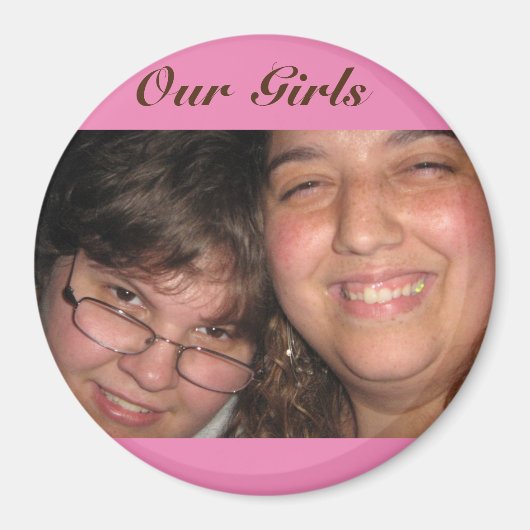 Groot, 3-inch Ronde Magnet Magneet (Voorkant)