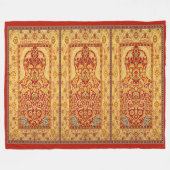 Groot 3-persoons wasbaar moslimgebeddengoed 60 x 8 fleece deken (Voorkant (Horizontaal))