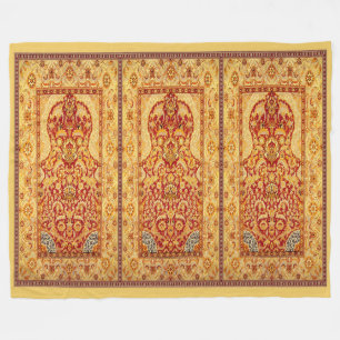Groot 3-persoons wasbaar moslimgebeddengoed 60 x 8 fleece deken