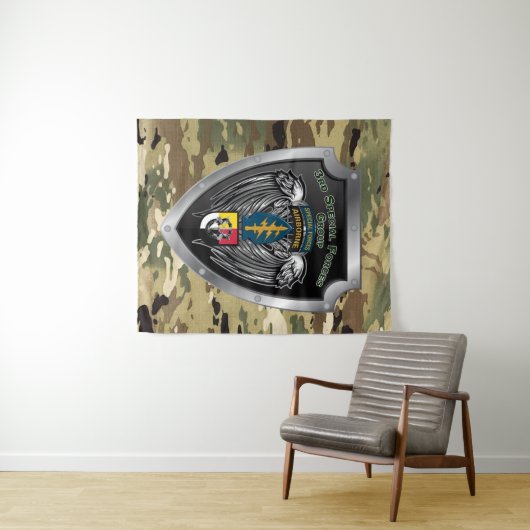 Groot 3e speciale operationele groep wandkleed (In Situ (horizontaal))