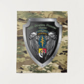 Groot 3e speciale operationele groep wandkleed (Voorkant)