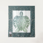 GROOT (68 X 80 INCH) SCHILDPADTAPIJT WANDKLEED (Voorkant)