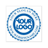 Groot aangepast bedrijfslogo  zelfinktende stempel (Design)