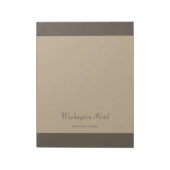 Groot aangepast bureaublad notitieblok (Gedraaid)