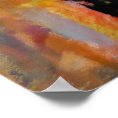 Groot Abstract Acryl Schilderij Poster (Hoek)