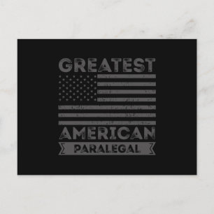 Groot-Amerikaans paralegal Gift USA Briefkaart