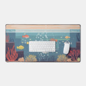 Groot aquarium bureaumat (Keyboard & Muis)