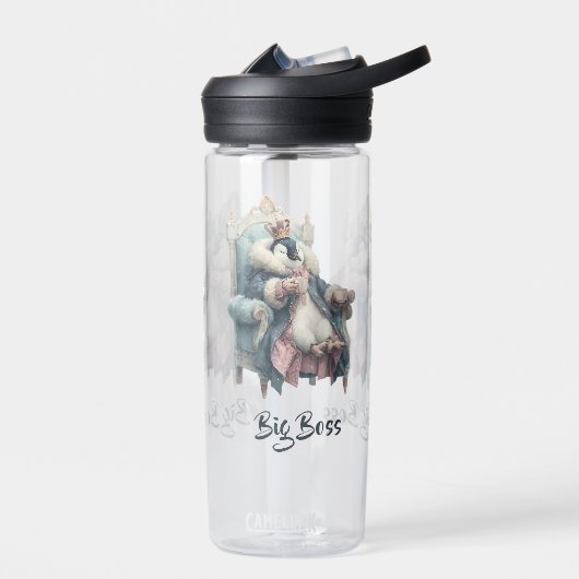 Groot-Baas Winter Pinguïn Ontwerp Waterfles (Links)
