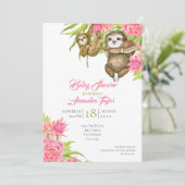 Groot Baby shower op maat Kaart (Staand voorkant)