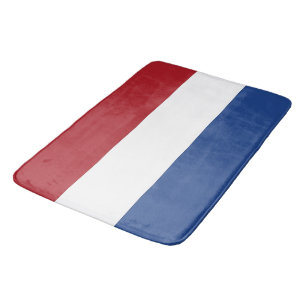 Groot badmat met Nederlandse vlag