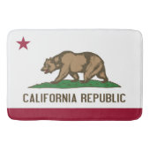 Groot badmat met vlag van Californië, VS (Voorkant)