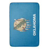 Groot badmat met vlag van de staat Oklahoma, VS (Voorkant Verticaal)