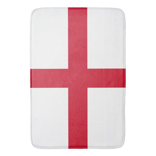 Groot badmat met vlag van Engeland (Voorkant Verticaal)