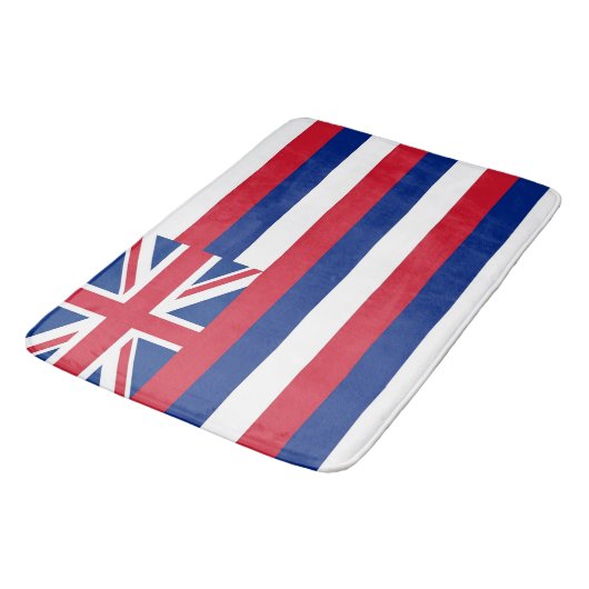 Groot badmat met vlag van Hawaii, VS (Gekanteld)