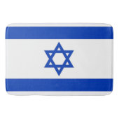 Groot badmat met vlag van Israël (Voorkant)