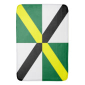 Groot badmat met vlag van Monterey (Voorkant Verticaal)