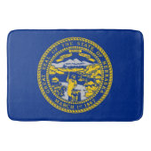 Groot badmat met vlag van Nebraska, VS (Voorkant)