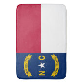 Groot badmat met vlag van North Carolina, VS (Voorkant Verticaal)