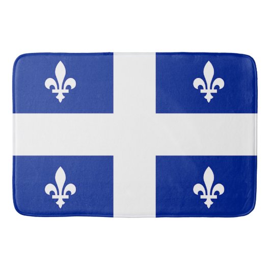 Groot badmat met vlag van Quebec (Voorkant)