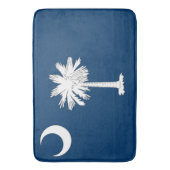 Groot badmat met vlag van South Carolina, VS (Voorkant Verticaal)