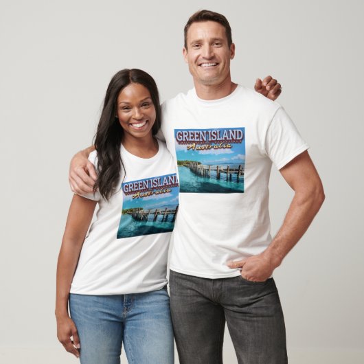 GROOT BARRIER REEF AUSTRALIË - GROENE EILAND T-SHIRT (Unisex)