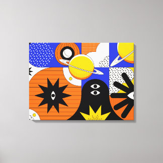 Groot Bauhaus Art Canvas Afdrukken 8 (in maat vers