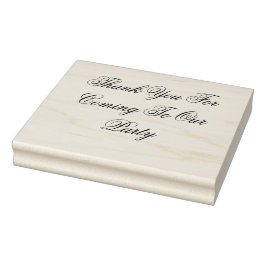 Groot: Bedankt dat je naar ons feest bent gekomen Rubberstempel