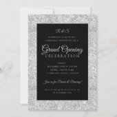 Groot bedrijf - Silver Glitter Kaart (Voorkant)