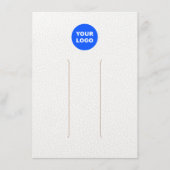 Groot beeldscherm met witte lederen haarklemmen vo informatiekaartje (Voorkant)