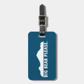 Groot Beer alsjeblieft Bagagelabel (Voorkant verticaal)