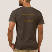 "Groot Beer, Big Beer Chase me!" T-shirt (Achterkant)