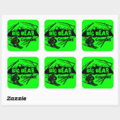 Groot Beer Californië groene ski logo stickers (Vel)