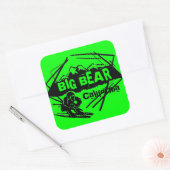 Groot Beer Californië groene ski logo stickers (Envelop)