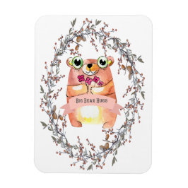 Groot Beer knuffelmagneet Magneet