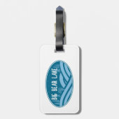 Groot Beer Lake California buiten Bagagelabel (Achterkant verticaal)