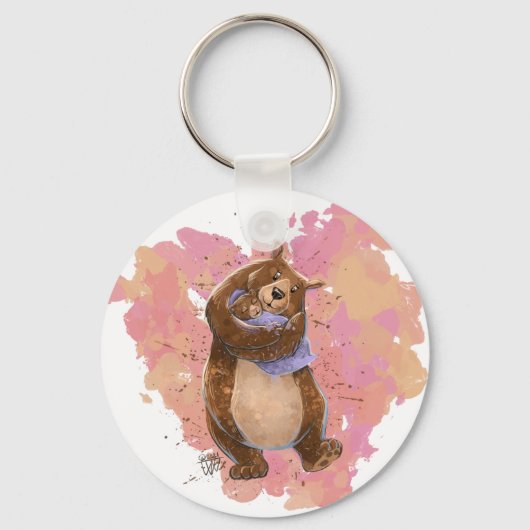 Groot Beer Sleutelhanger (Voorkant)