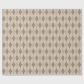 Groot beige-toonensnijpapier voor argyle cadeaupapier (Vlak)