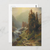 Groot berglandschap - Albert Zimmermann Briefkaart (Voorkant / Achterkant)