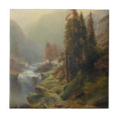 Groot berglandschap - Albert Zimmermann Tegeltje (Voorkant)