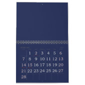 Groot blanco kleurenschema met Feestdagen Kalender (Feb 2027)