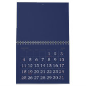 Groot blanco kleurenschema met Feestdagen Kalender (Jan 2026)