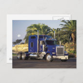 Groot blauw briefkaart (Voorkant / Achterkant)